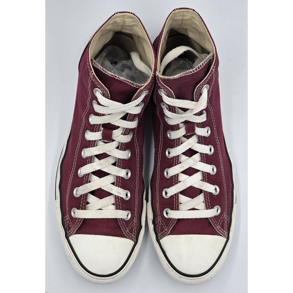 Converse Chuck Taylor All Stars Burgundy High Top Mens Size US 10 Women's 12 - Picture 9 of 14